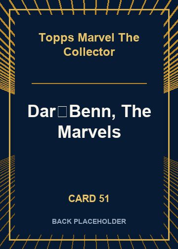 Dar‑Benn, The Marvels back card image