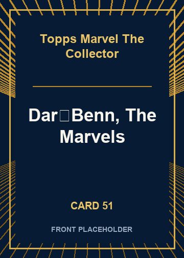 Dar‑Benn, The Marvels card thumbnail