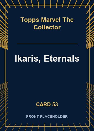 Ikaris, Eternals card thumbnail