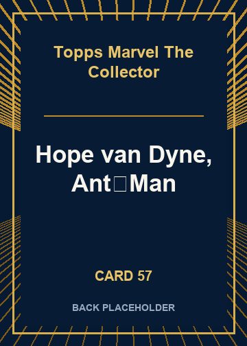Hope van Dyne, Ant‑Man back card image