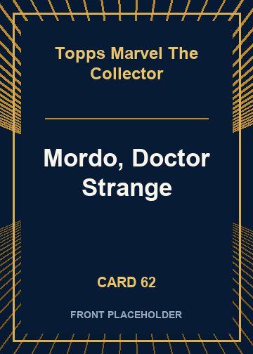 Mordo, Doctor Strange card thumbnail