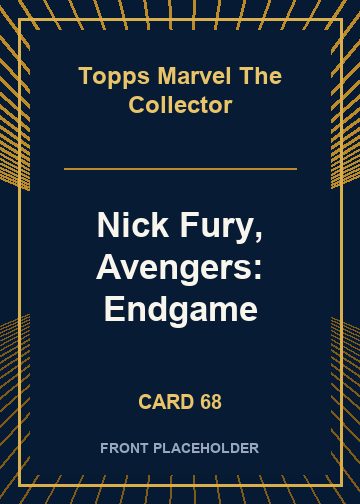 Nick Fury, Avengers: Endgame card thumbnail