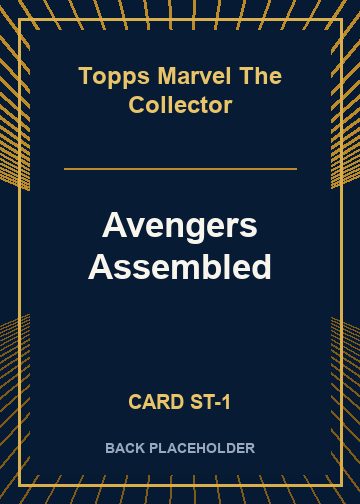 Avengers Assembled back card image