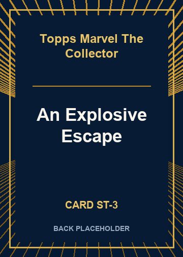 An Explosive Escape back card image
