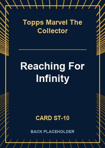 Reaching For Infinity back card image