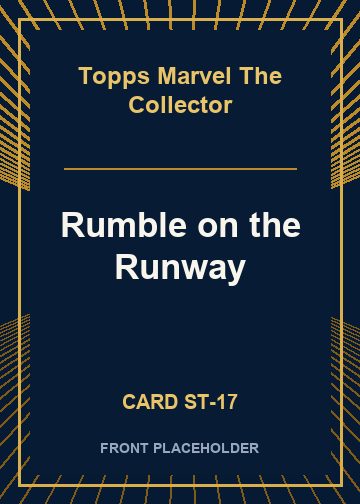 Rumble on the Runway card thumbnail