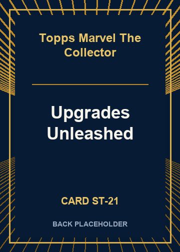Upgrades Unleashed back card image