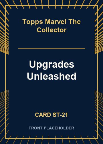 Upgrades Unleashed front card image