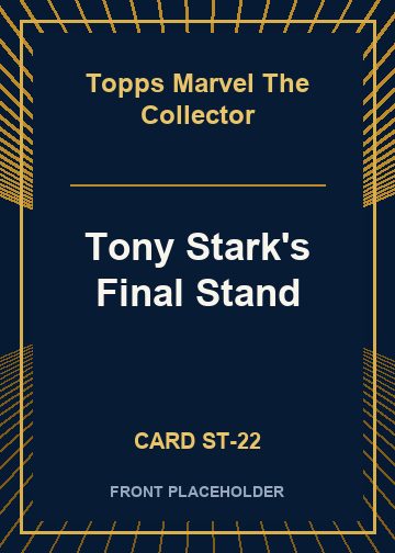 Tony Stark's Final Stand card thumbnail