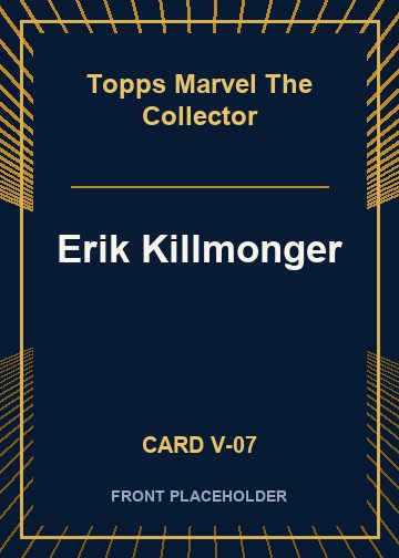 Erik Killmonger front card image