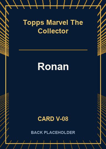 Ronan back card image