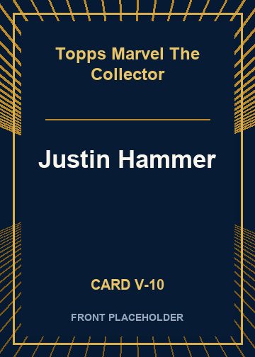 Justin Hammer card thumbnail