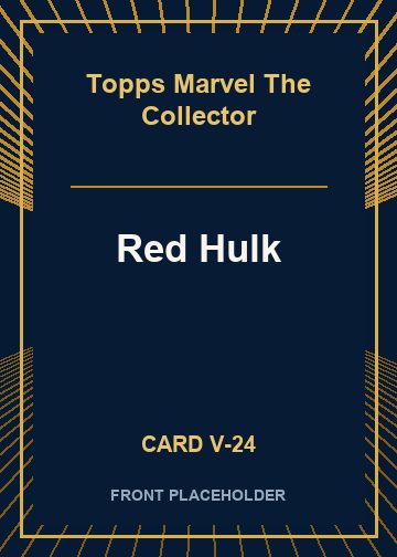 Red Hulk card thumbnail