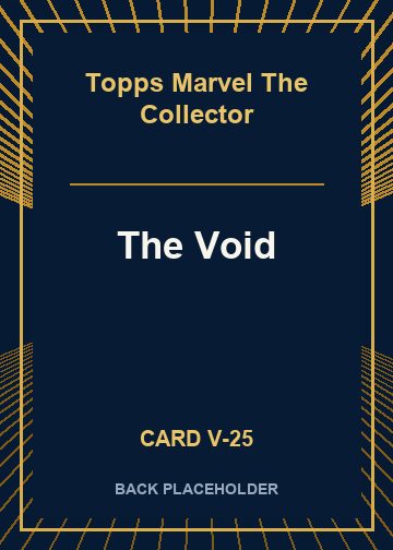 The Void back card image