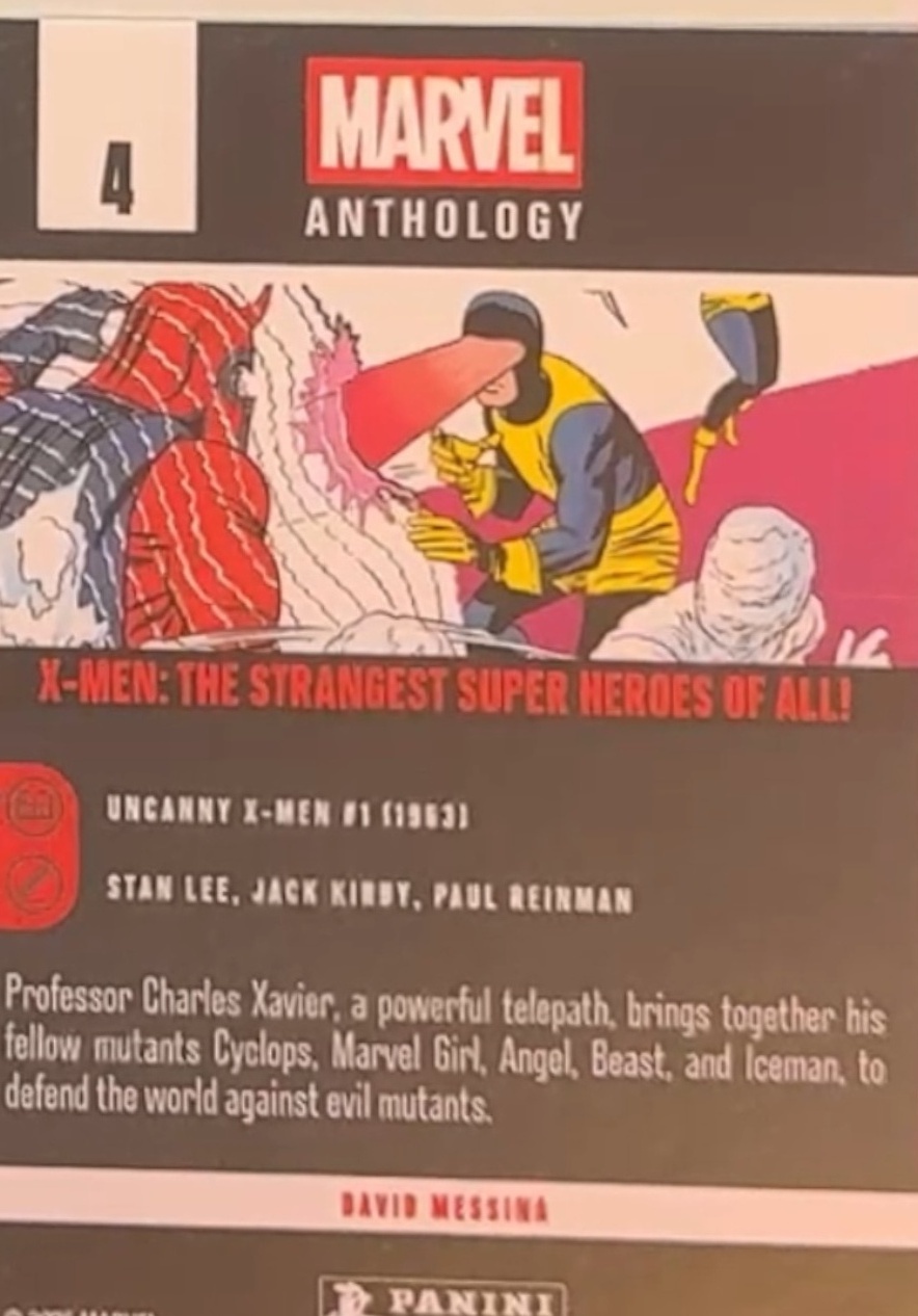 X-Men: The Strangest Super Heroes of All! back artwork