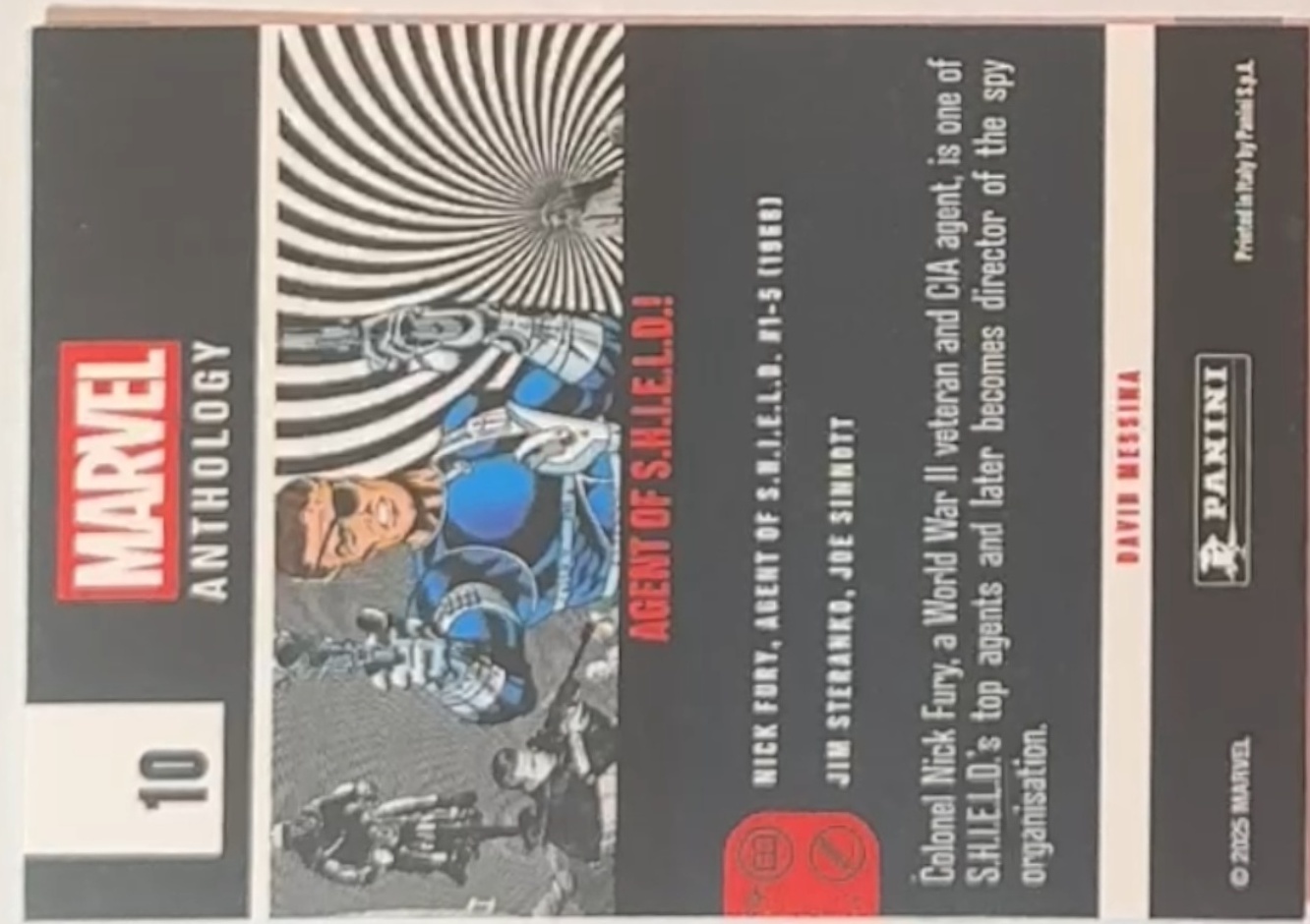 Agent of S.H.I.E.L.D.! back artwork