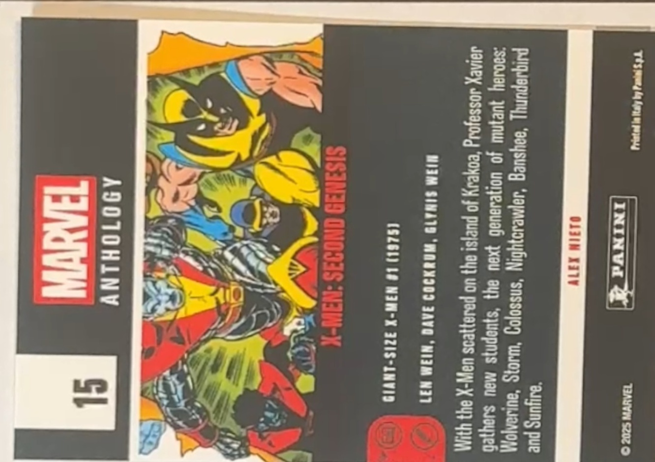 X-Men: Second Genesis back artwork