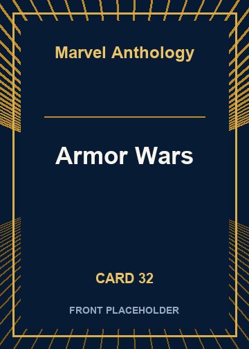 Armor Wars front artwork