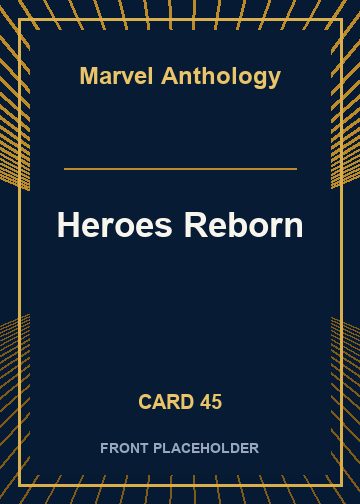 Heroes Reborn front card image