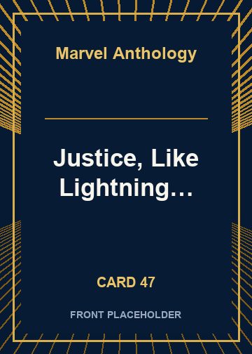 Justice, Like Lightning… card thumbnail