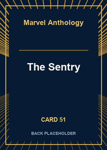 The Sentry back card image
