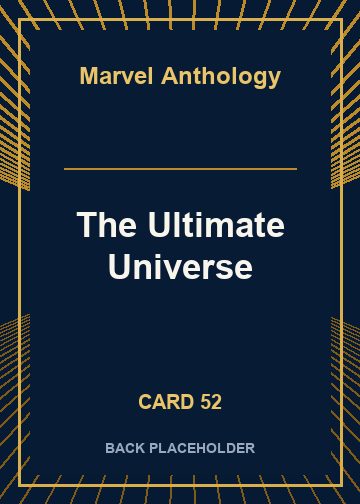 The Ultimate Universe back card image