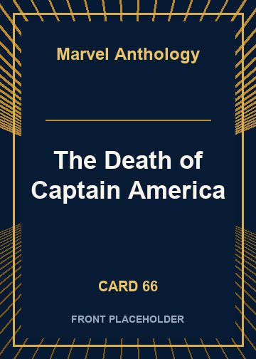 The Death of Captain America card thumbnail