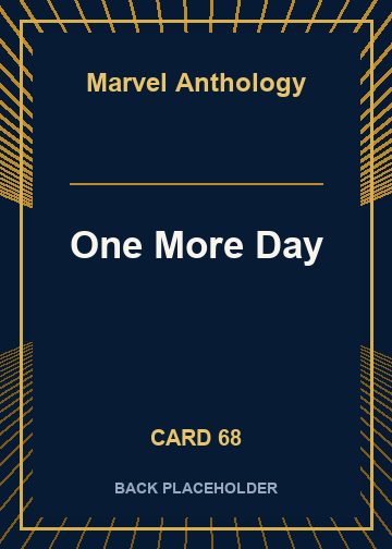 One More Day back card image