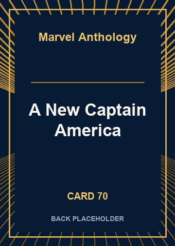 A New Captain America back card image