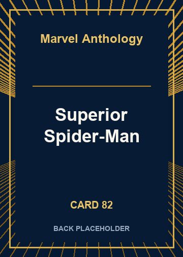 Superior Spider-Man back card image
