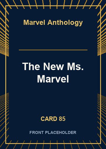 The New Ms. Marvel card thumbnail