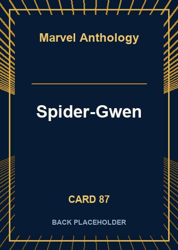 Spider-Gwen back card image