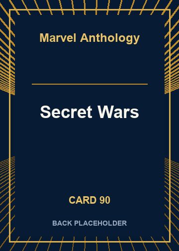 Secret Wars back card image