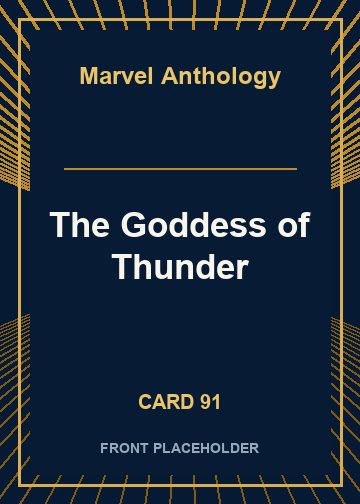 The Goddess of Thunder card thumbnail