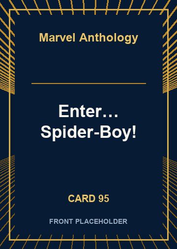 Enter… Spider-Boy! front card image