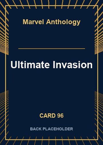 Ultimate Invasion back card image