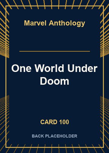 One World Under Doom back card image
