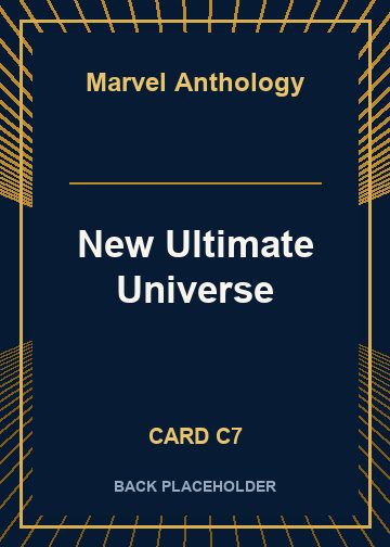 New Ultimate Universe back card image