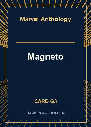 Magneto back card image