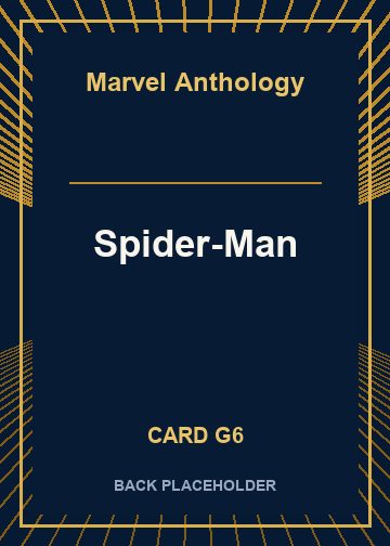 Spider-Man back card image