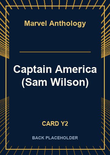 Captain America (Sam Wilson) back card image