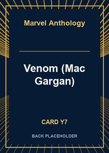 Venom (Mac Gargan) back card image