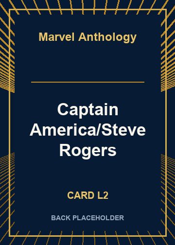 Captain America/Steve Rogers back card image