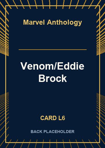 Venom/Eddie Brock back card image