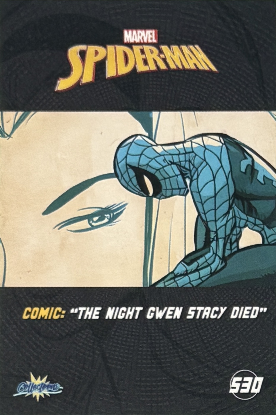The Night Gwen Stacey Died back artwork