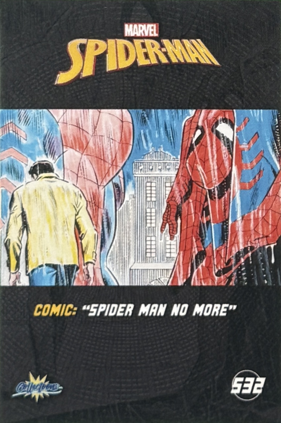 Spider Man No More back artwork