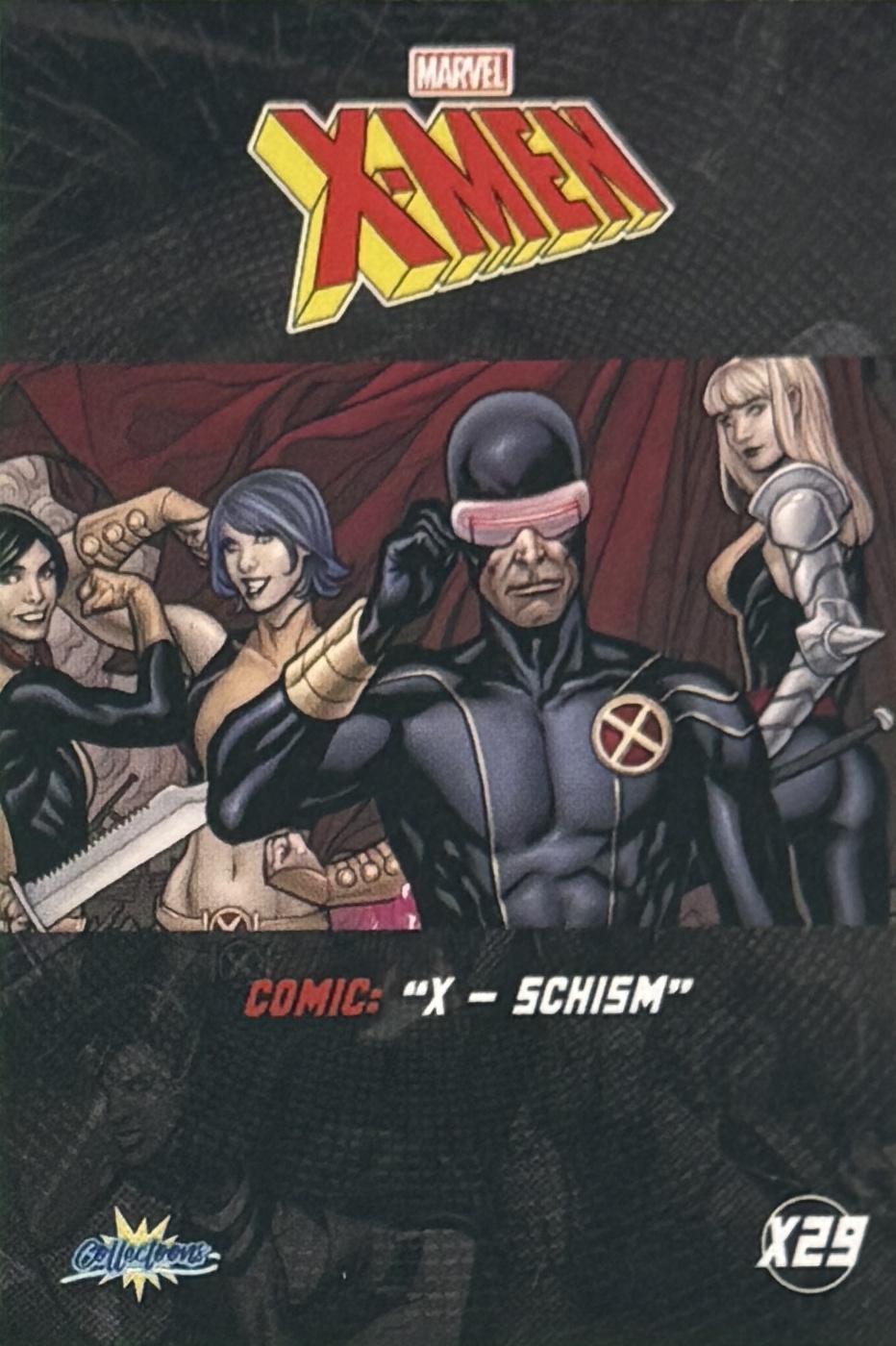 X - Schism back card image