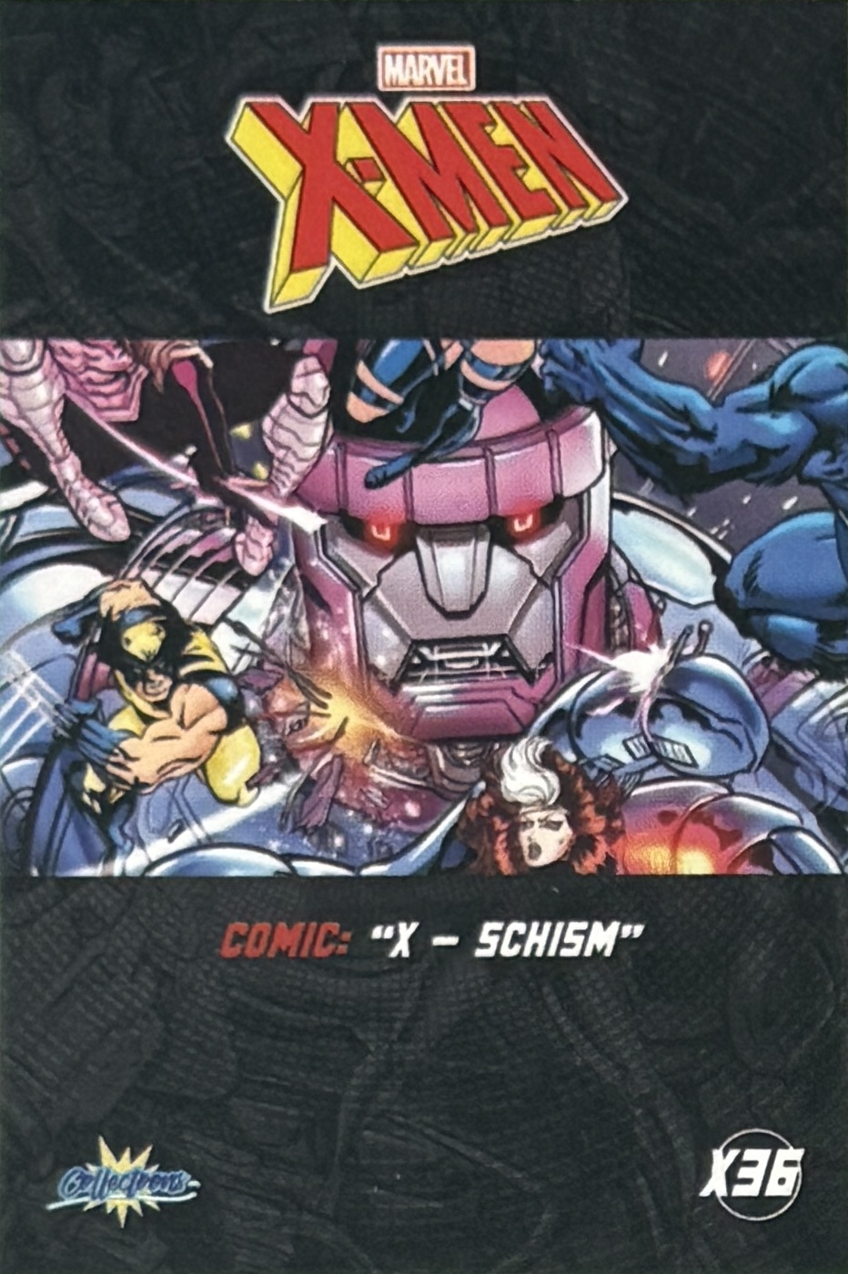 X - Schism back card image