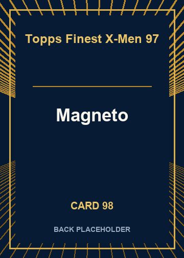 Magneto back card image