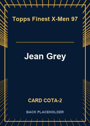 Jean Grey back card image
